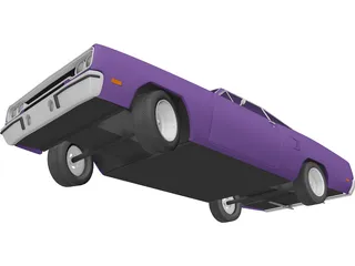Plymouth Road Runner (1970) 3D Model preview