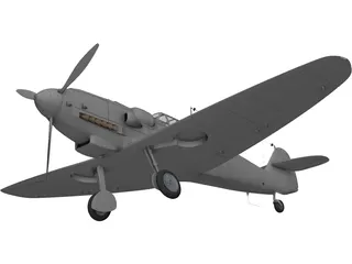 Messerschmitt 3D Model preview