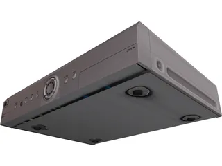 DirecTV Cable Box 3D Model preview
