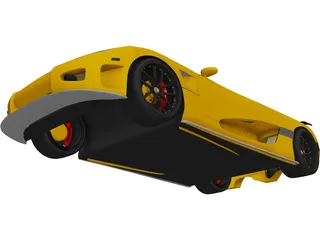 Koenigsegg CCX 3D Model preview