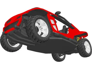 Peugeot Hoggar Concept 3D Model preview
