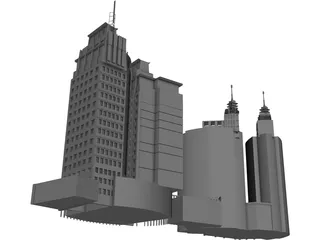 Building Office 3D Model preview