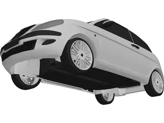 Lancia Ypsilon (2003) 3D Model preview