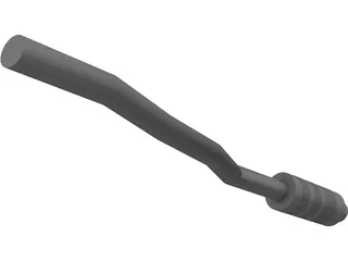 Street Car Exhaust 3D Model preview