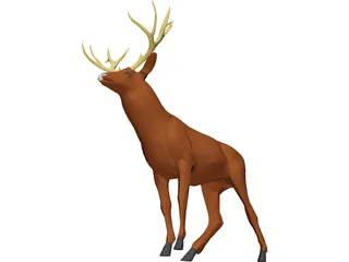 Deer Mule 3D Model preview