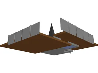Parrilla Exterior 3D Model preview