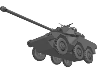 ERC-90 Recon Tank 3D Model preview