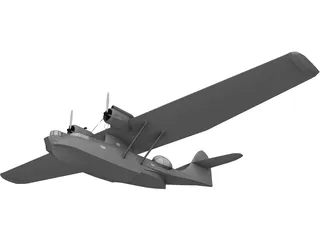Amphibious Aircraft 3D Model preview