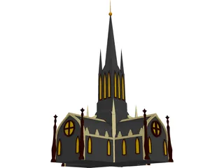 Cathedral 3D Model preview