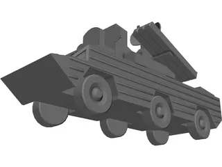 SA-8 SAM 3D Model preview