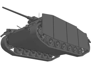 Panzer-3 Ausf.M 3D Model preview