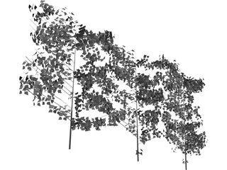 Hedge 3D Model preview