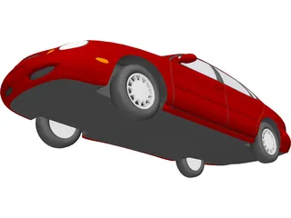 Ford Taurus (1996) 3D Model preview