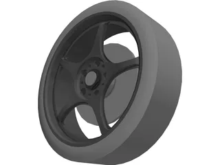 Wheel 3D Model preview