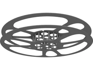 Reel Spool 3D Model preview