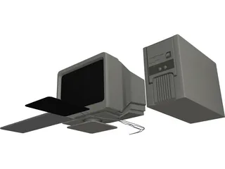 Computer 3D Model preview