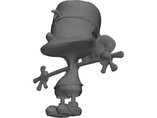 Kid Paddle 3D Model preview