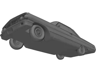 Ford Galaxy (1966) 3D Model preview