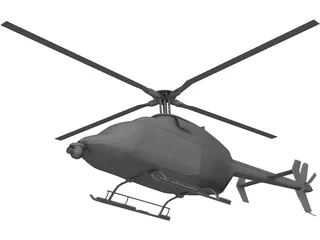 Bell 407 3D Model preview