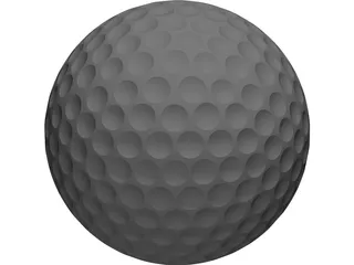 Golf Ball 3D Model preview
