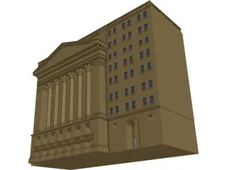 New York Stock Exchange 3D Model preview