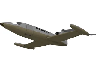 Bombardier Learjet 31A 3D Model preview