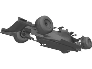 McLaren MP4-21 F1 3D Model preview