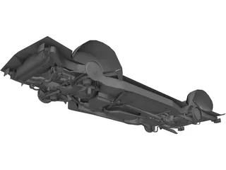 Chassis Chevrolet Caprice (1986) 3D Model preview
