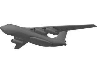 Ilyushin IL-76 Candid 3D Model preview