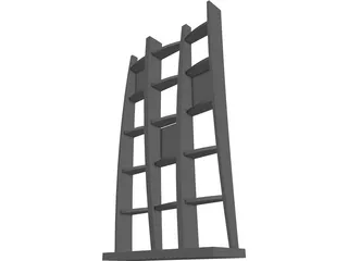 Bookcase 3D Model preview