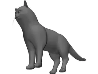 Cat 3D Model preview