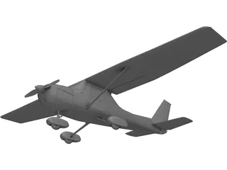 Cessna 150 3D Model preview