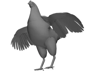 Chicken 3D Model preview