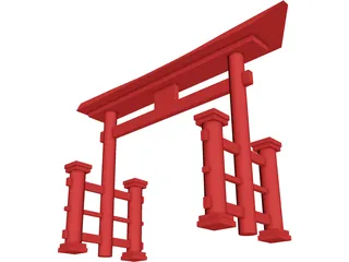 Torii 3D Model preview
