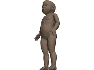 Infant 3D Model preview