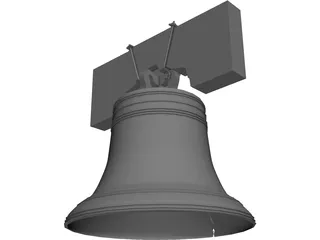 Liberty Bell 3D Model preview