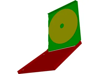 CD and Case 3D Model preview