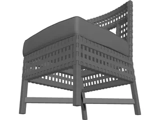 Armchair 3D Model preview