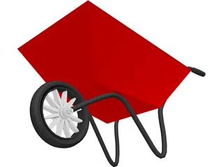 Wheelbarrow 3D Model preview