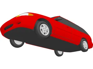 Ford Escort Wagon (1995) 3D Model preview