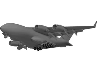 Boeing C-17 Globemaster III 3D Model preview