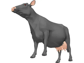 Cow 3D Model preview