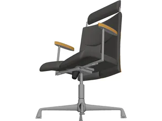 Office Chair 3D Model preview