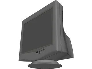 Philips Monitor 3D Model preview