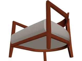 Chair Living Room 3D Model preview