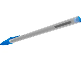 Pencil Bic 3D Model preview