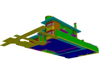 Brasilian House 3D Model preview