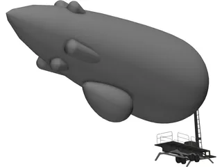 JLENS (Joint Land Attack Cruise Missile Defense System) 3D Model preview
