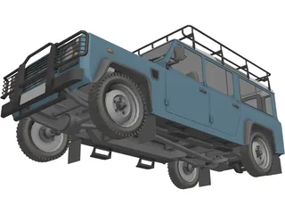 Land Rover Defender 110 3D Model preview