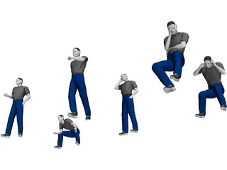 People Collection 3D Model preview